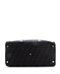 Pre-Owned Fendi Large Convertible Open Tote Zucca Jacquard Fabric and Leather