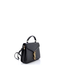 Pre-Owned Saint Laurent Mini Cassandra Top Handle Bag Leather
