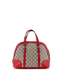 Pre-Owned Gucci Small Nice Top Handle Bag Gg Coated Canvas