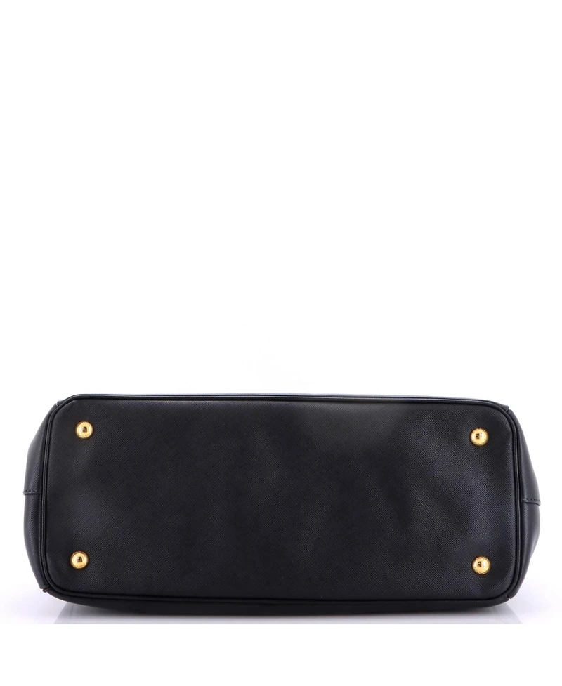 Pre-Owned Prada Large Double Zip Lux Tote Saffiano Leather