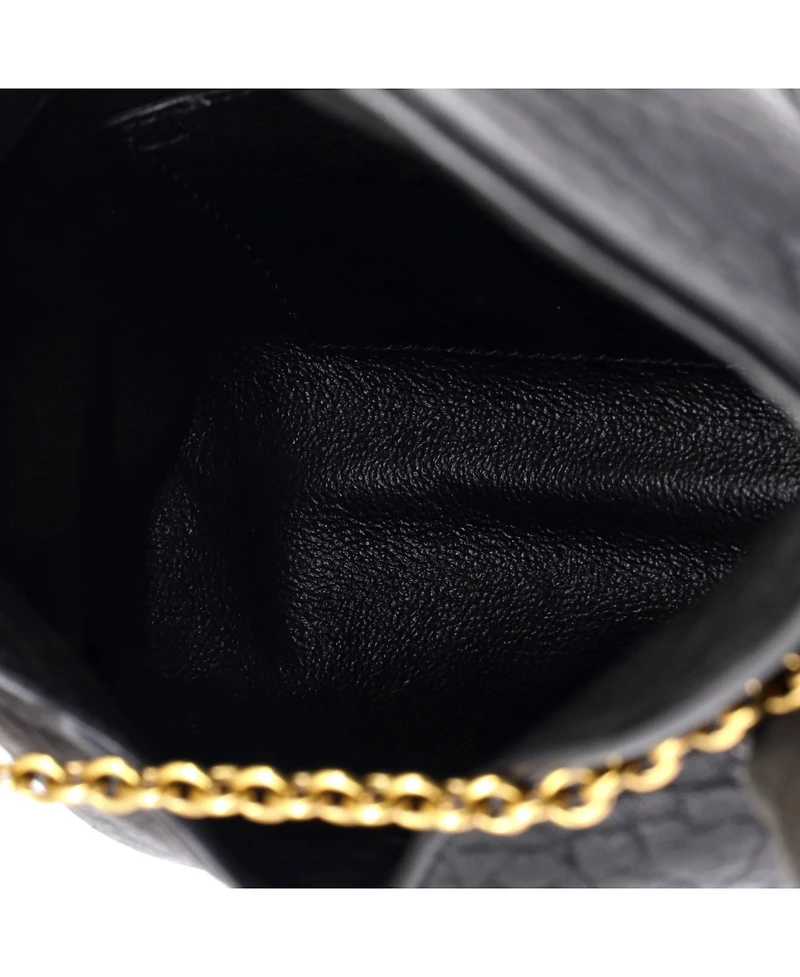 Pre-Owned Saint Laurent Small Cassandra Pouch on Chain Leather
