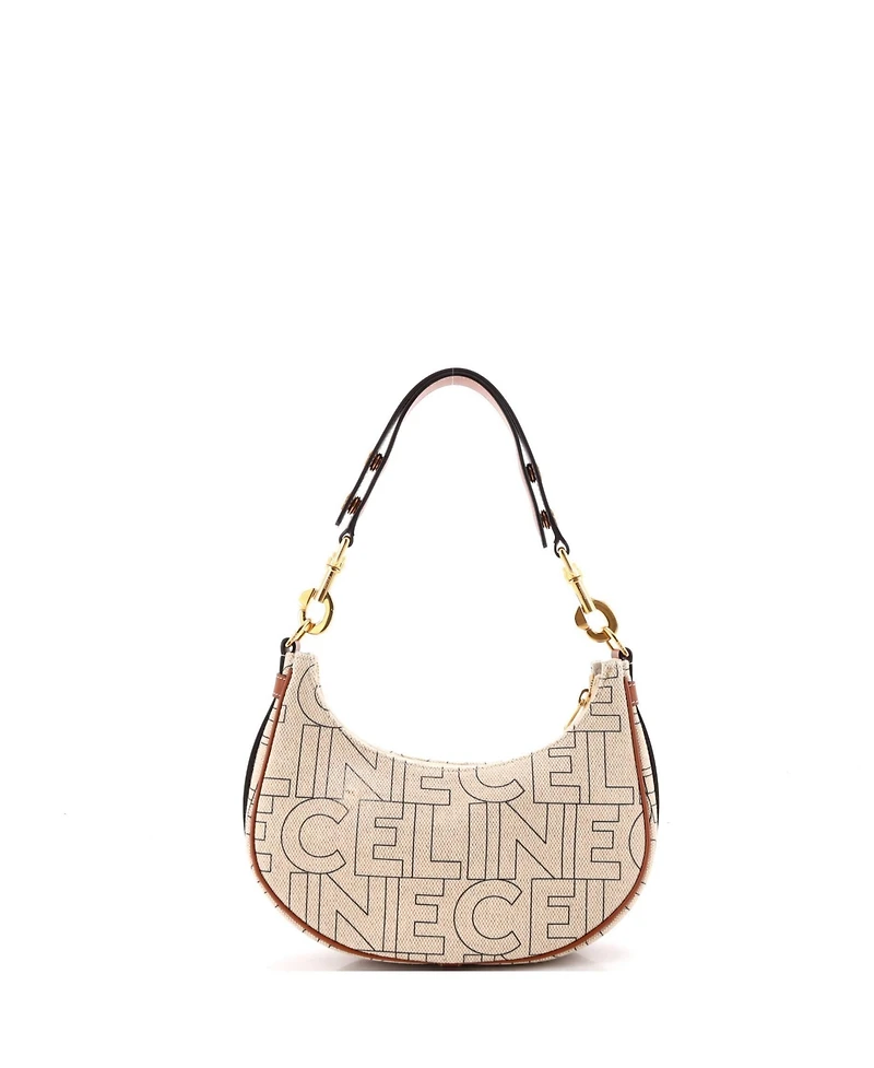 Pre-Owned Celine Medium Ava Bag Logo All Over Textile
