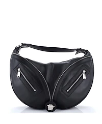 Pre-Owned Versace Large Repeat Hobo Leather