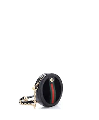 Pre-Owned Gucci Mini Ophidia Round Shoulder Bag Suede