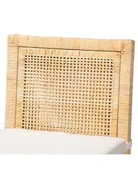 bali & pari Sofia 38.2" Wood Modern and Contemporary Counter Stool