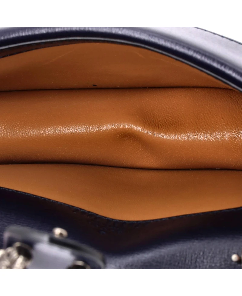 Pre-Owned Gucci Super Mini Dionysus Bag Wool and Leather