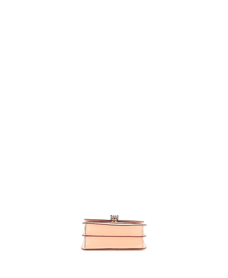 Pre-Owned Bvlgari Mini Serpenti Forever Shoulder Bag Leather