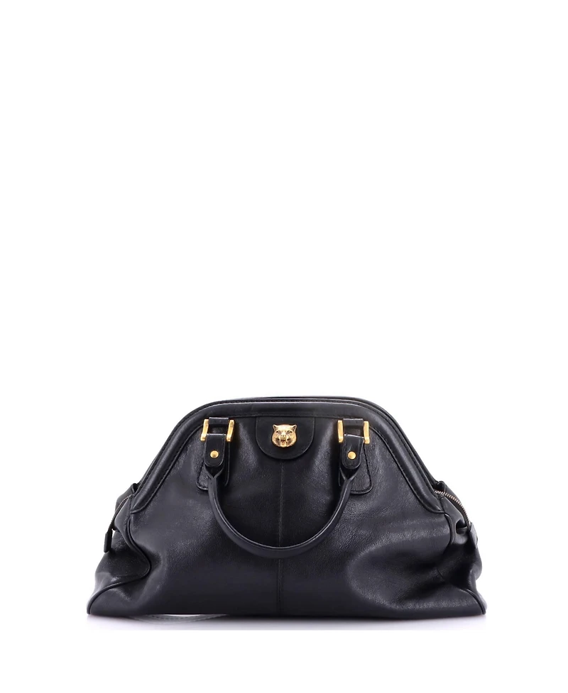 Pre-Owned Gucci Medium Re(Belle) Top Handle Bag Leather
