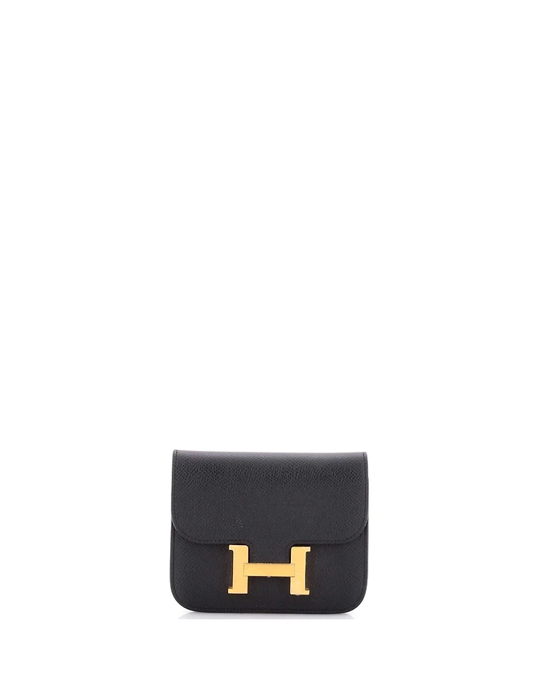 Pre-Owned Hermes Constance Slim Wallet Epsom