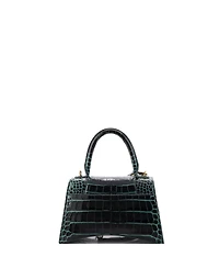 Pre-Owned Balenciaga Small Hourglass Top Handle Bag Embossed Leather
