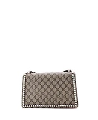 Pre-Owned Gucci Small Dionysus Bag Crystal Embellished Gg Coated Canvas