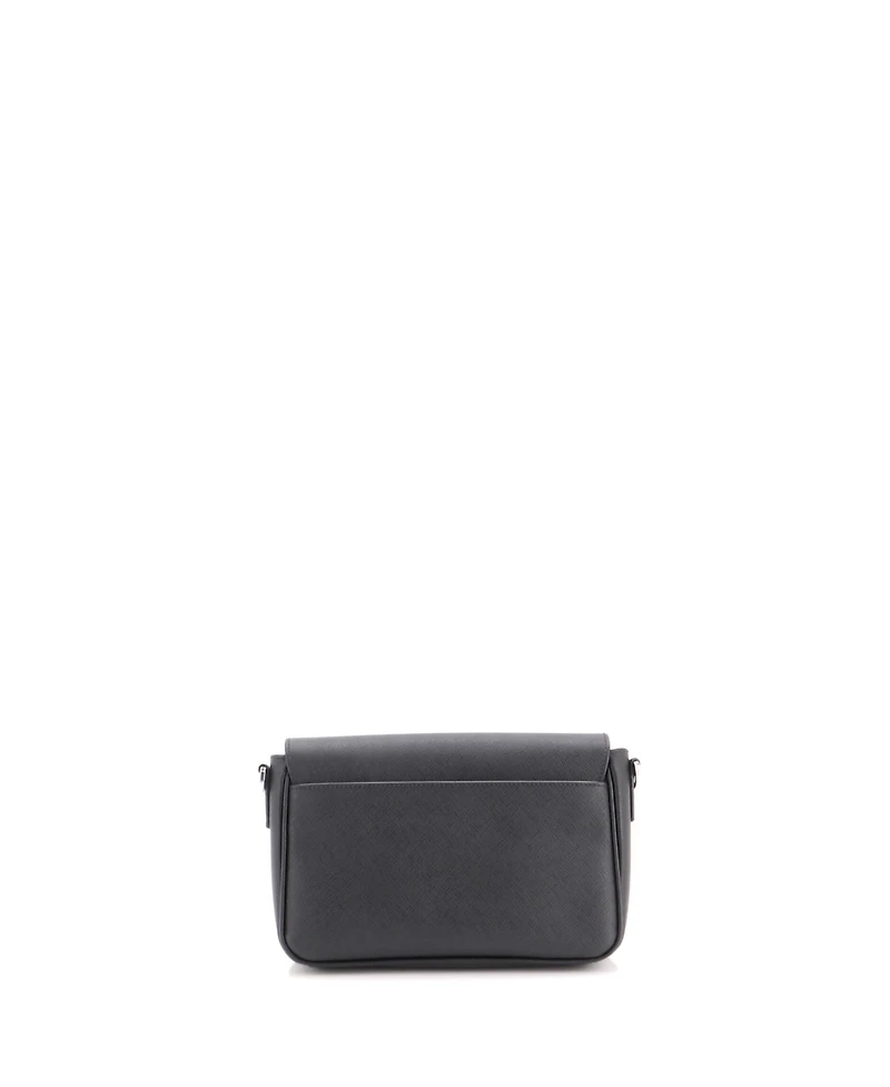 Pre-Owned Prada Flap Messenger Bag Saffiano Leather