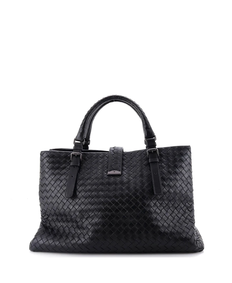 Pre-Owned Bottega Veneta Roma Bag Intrecciato Nappa