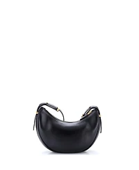 Pre-Owned Prada Small Arque Half Moon Hobo Leather