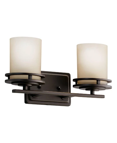 Kichler Hendrik 14 1/2" Wide Bronze Bathroom Light Fixture
