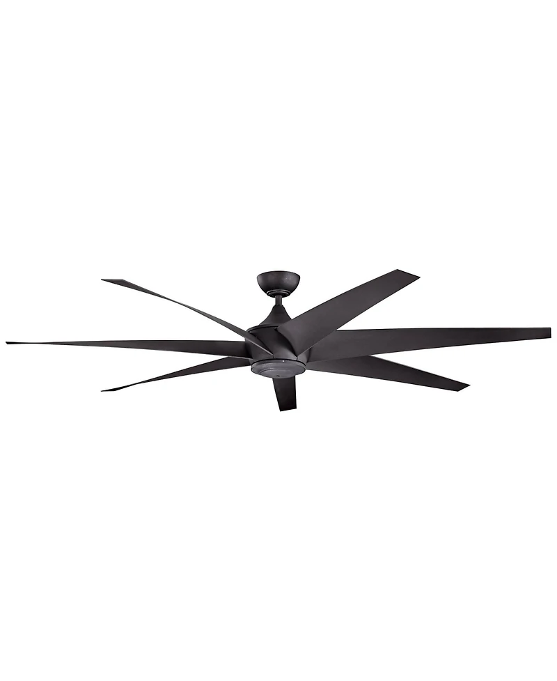 80" Kichler Lehr Distressed Black Ceiling Fan