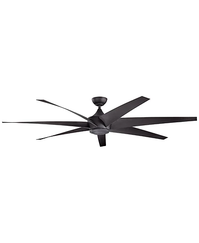 80" Kichler Lehr Distressed Black Ceiling Fan
