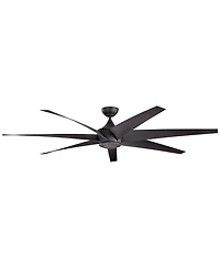 80" Kichler Lehr Distressed Black Ceiling Fan