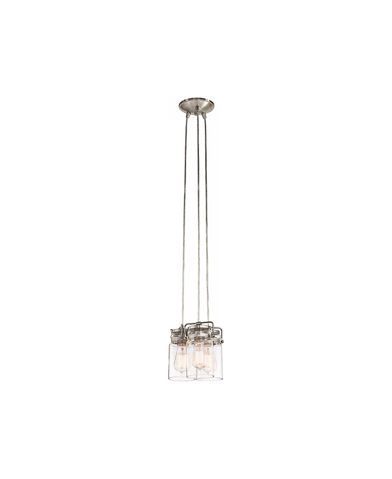 Kichler Brinley 1/2" Wide Brushed Nickel Mini Pendant