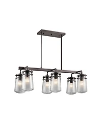 Kichler Lyndon 36 3/4" Wide Bronze Kitchen Island Light Chandelier