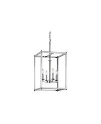 Kichler Crosby 16" Wide Dual-Chrome 4-Light Foyer Pendant