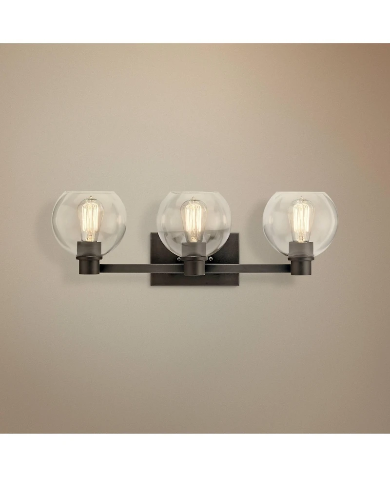 Kichler Harmony 24 1/2" Wide Olde Bronze 3-Light Bath Light