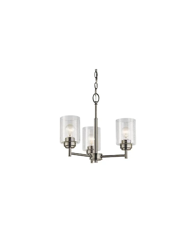 Kichler Winslow 18" Wide Brushed Nickel 3-Light Chandelier