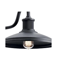 Kichler Allenbury 9" High Industrial Textured Black Outdoor Wall Light