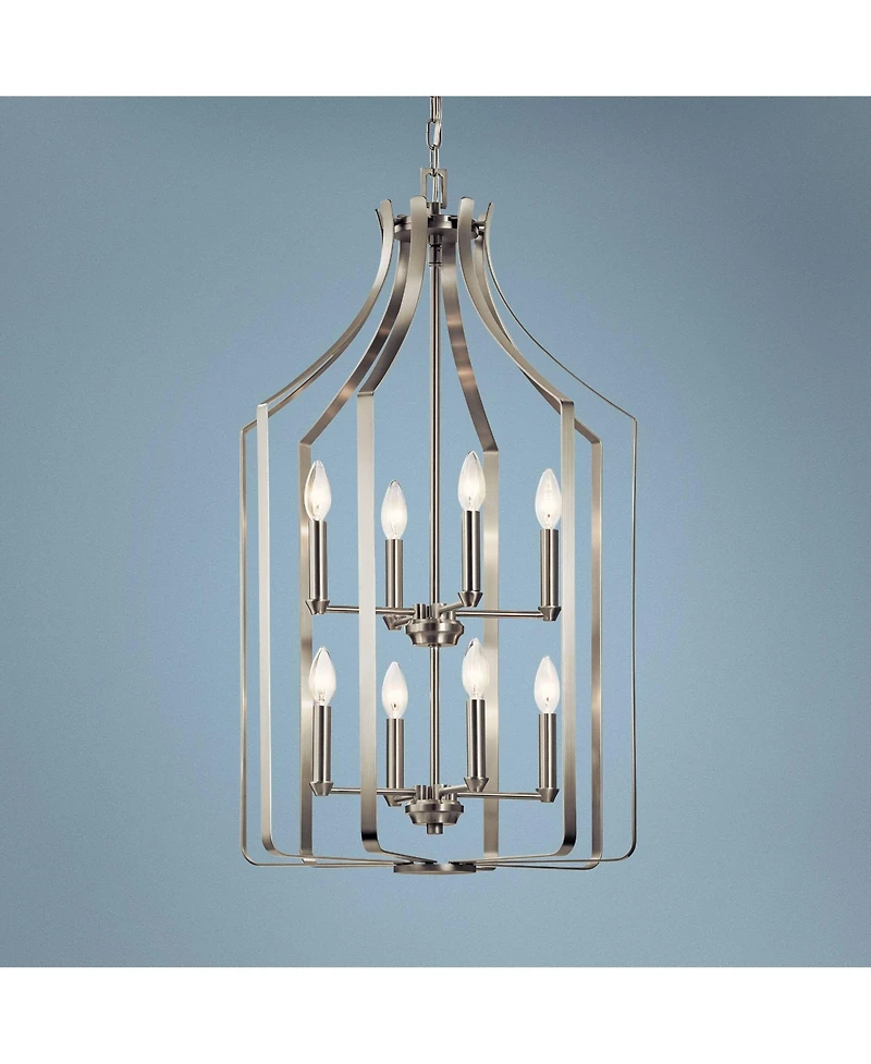 Kichler Morrigan 19" Wide Brushed Nickel 8-Light Foyer Chandelier
