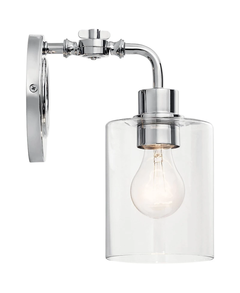 Kichler Gunnison 10" High Chrome Metal Wall Sconce