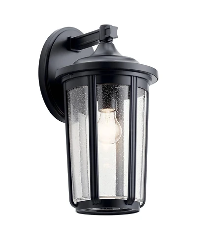 Kichler Fairfield 17 1/4" High Black Outdoor Wall Light
