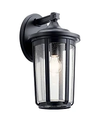 Kichler Fairfield 17 1/4" High Black Outdoor Wall Light