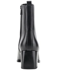 Marc Fisher Ltd Women's Milley Leather Block Heel Dress Booties