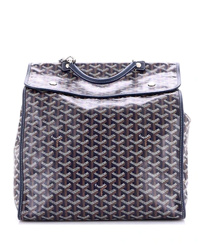 Pre-Owned Goyard Saint Leger Briefcase Backpack Coated Canvas
