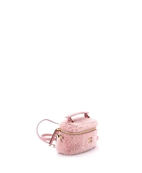 Pre-Owned Miu Miu Top Handle Vanity Case Shearling
