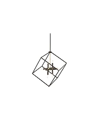 Kichler Cartone 25 1/2" Wide Modern Geometric Bronze Pendant Light