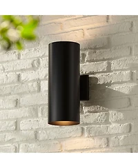Kichler Harper 15" High Black Outdoor Wall Light