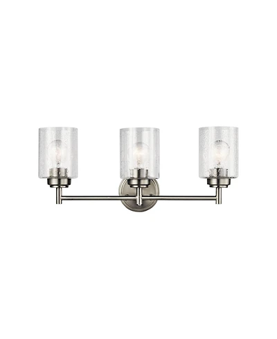 Kichler Winslow 21 1/2"W Brushed Nickel 3-Light Bath Light