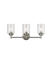 Kichler Winslow 21 1/2"W Brushed Nickel 3-Light Bath Light