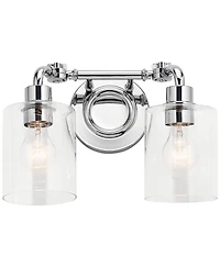 Kichler Gunnison 9 3/4" High Chrome 2-Light Wall Sconce