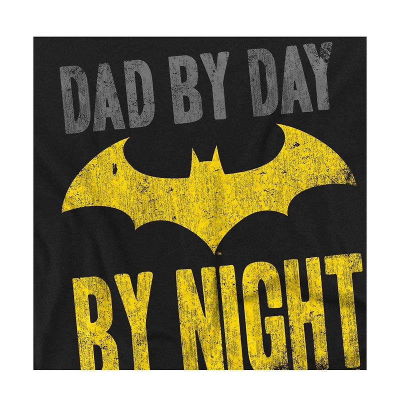 Batman Men's Big and Tall Dad By Day T-Shirt