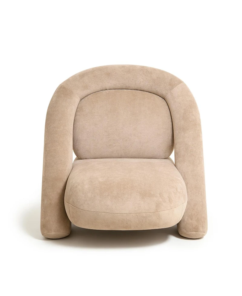 Streamdale Furniture Velvet Accent Lounge Chair