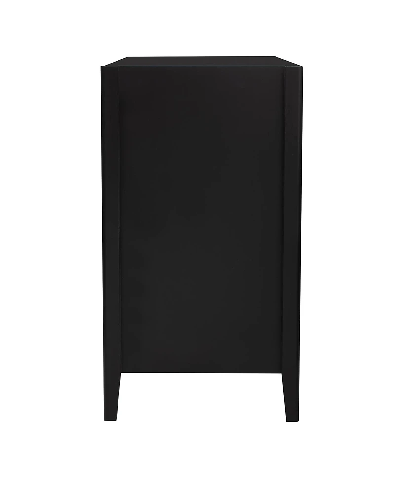 Streamdale Furniture Wavy 3-Door Sideboard with Pine Legs
