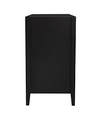 Streamdale Furniture Wavy 3-Door Sideboard with Pine Legs