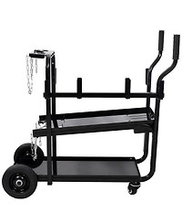 Streamdale Furniture Heavy Duty 2-Tier Rolling Welding Cart with Wheels