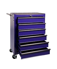 Streamdale Furniture Rolling Metal Tool Chest with 6 Drawers, Steel Storage Cabinet