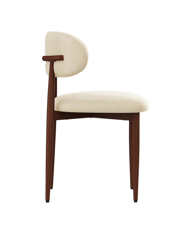 Streamdale Furniture Modern Chenille Dining Chairs, Set of 4