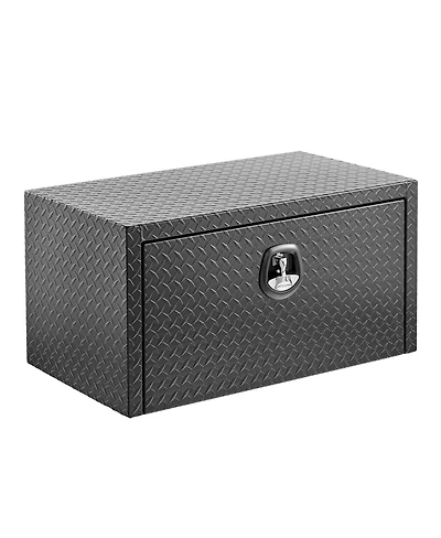 Streamdale Furniture 36" Aluminum Heavy-Duty Underbody Truck Tool Box with Lock and Keys