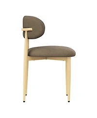 Streamdale Furniture Modern Lamb Wool Dining Chairs