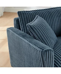 Streamdale Furniture Lazy Single Sofa Chair with Backrest and Cushion